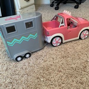 Lori horse trailer and truck